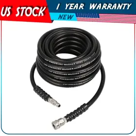 Adp180199dp Autodayplus 50ft 3/8 Inch Hot Water Pressure Washer Hose Rubber Power 4800psi