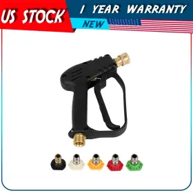 Adp180203dp Autodayplus Short Pressure Washer Gun With M22-14mm Inlet Stubby High Handle
