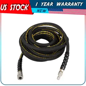 Adp180214dp Autodayplus 4000 Psi Pressure Washer Hose Hot/cold Water 1/4 Inch Kink Wear With 3/8 Quick