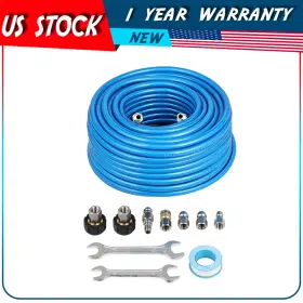 Adp180218dp Autodayplus 5800psi Pressure Washer Sewer Jet Kit 100ft 1/4 Inch Upgraded Pu Hose Blue New