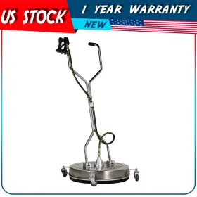 Adp180518dp Autodayplus 24 Inch Pressure Washer Surface Cleaner With Handle And 4 Spinner Wheels 8 Gpm