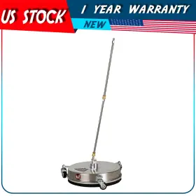 Adp180519dp Autodayplus 15 Inch Pressure Washer Surface Cleaner 4000psi With 2 Extension Wands 3 Wheels