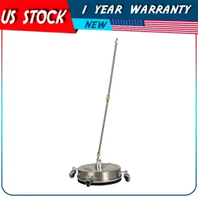 Adp180528dp Autodayplus 13 Inch Stainless Steel Surface Cleaner Attachment Pressure Washer With 4 Wheel