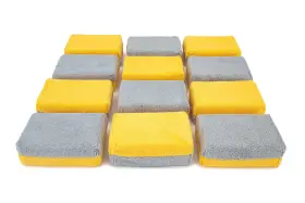 Sx201gygl-12 Autofiber Thick Saver Applicator Terry Ceramic Coating Sponge 12 Pack