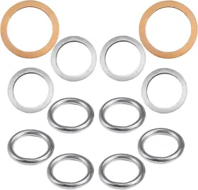 90430-a0003 Axyuada 12pcs Differential Transfer Case Crush Washer Gasket Kit Oil Drain Plug