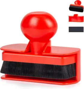 Tsms16-red Babysheep Tire Shine Applicator Brush - Large Automotive Dressing Red