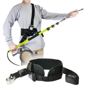 Backyard Accessories 642890244807 Pressure Washer Wand Belt Telescoping Support Harness With Sling Stra