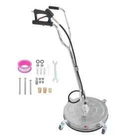 Bs24s Backye For Roomark 24 Inch Pressure Washer Surface Cleaner With Handles And Wheels Quick Connect