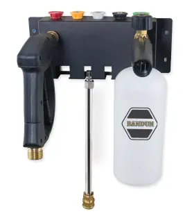 Pwg71 Bandun Pressure Washer Foam Holder Nozzle And Wand Storage Rack Fits 1/4 Inch Quick Connector