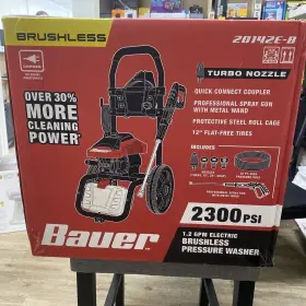 20142e-b Bauer 1.2 2300psi Gpm Electric Brushless Max Performance Pressure Washer Tool