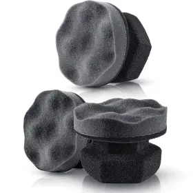 Care-g541201 Bbto 3 Pcs Tire Shine Applicator Pads Sponge Dressing Foam Gel
