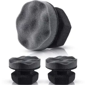 Care-l372 Bbto 3 Pieces Tire Shine Applicator Dressing Pads Sponge Appl