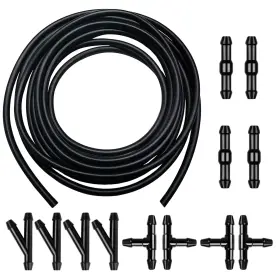 Usdfblqxrg00 Bcautay 13 Pcs Car Windshield Washer Hose 4m Fluid With 12 Conne Usdfblqxrg00 Bcautay 13 Pcs Car Windshield Washer Hose 4m Fluid With 12 Conne