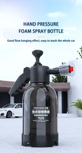 Bcsmmcar 904584350127 Car Cleaning Wash Foam Sprayer Hand Spray Type Pressure Washer Nozzles Bottle 2l #2