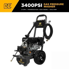 3400 Be R225 Gasoline Pressure Washer Psi Powerease 223cc Axial Pump Gun Hose