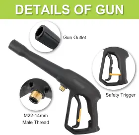 Bearforce 717877477179 High Pressure Water Spray Gun Wand Jet Nozzle Tips Power Washer Compa #3