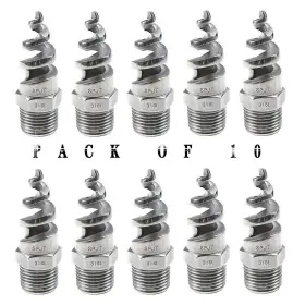 Ss316 Beduan 053742175079 3/4male Spiral Cone Atomization Nozzle Dust Remove Atomized Sprayer 10pcs