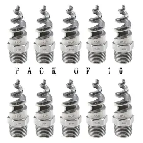 1yf-sns Beduan 3/8 Inch Male Spiral Cone Atomization Nozzle Stainless Steel 316 Dust Remove Ato