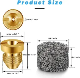 1zf-08890-fco Beduan Foam Cannon 1.1mm Orifice Nozzle Tips Universal Npt Thread Type For Snow #2