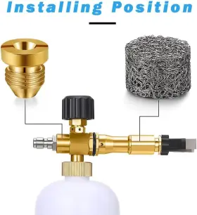 1zf-08890-fco Beduan Foam Cannon 1.1mm Orifice Nozzle Tips Universal Npt Thread Type For Snow #3
