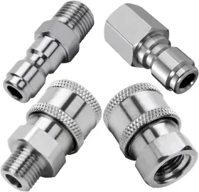 1zf-08976-pwa Beduan Pressure Washer Fitting Stainless Steel 1/4 Inch Npt Male&female Quick Connec
