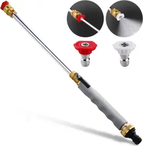 Zz-22 Belkid Animgrth 2025 Upgraded Jet Nozzle Power Washer For Garden Hose Includes 2 High