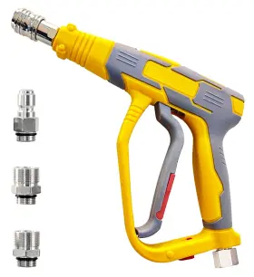 Be007 Beshed Short Pressure Washer Gun High Power With 1/4 Inch Quick Connect