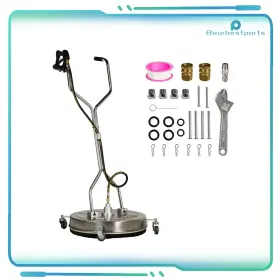 Be180sa60s518 Beurbestparts 24 Inch Pressure Washer Surface Cleaner With Handle And 4 Spinner Wheels 8gpm