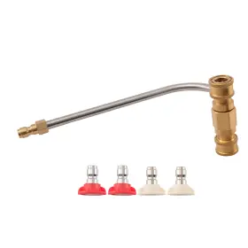 98bk1d Bfo High Pressure Gutter Cleaner Wand 4000psi With 40 And Nozzles For Power Washer