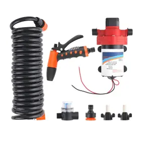 Bg2wxn Bfo 12v Fresh Water Pump For Marine Boat Rv 3gpm 70psi Complete Washdown Kit