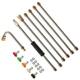 Bvqg2l Bfo 15 Inch Pressure Washer Wands 4000 Psi Brass Stainless Steel Curved Wand
