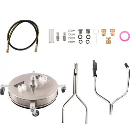 Lc61b4 Bfo 20in 4500psi Surface Cleaner For Pressure Washer Stainless Steel 4 Wheels Lc61b4 Bfo 20in 4500psi Surface Cleaner For Pressure Washer Stainless Steel 4 Wheels