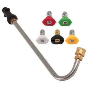 Lm4w3k Bfo Heavy Duty Pressure Washer Gutter Cleaner Wand Attachment With 5 Nozzles K2-k7