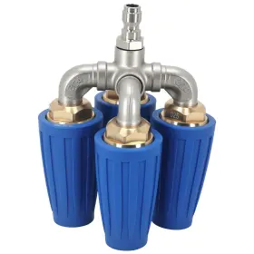 Qigyc4 Bfo Turbo Pressure Washer Nozzle 4000psi 4 Quick Connect Rotating Steel New