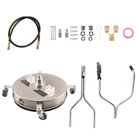 R08ay3 Bfo 20in Stainless Pressure Washer Surface Cleaner 4500psi With 4 Wheels Clean