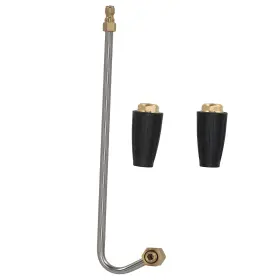 Rl0ipf Bfo Flexible Gutter Cleaning Rod For Pressure Washer 4000psi Quick Connect Fitting