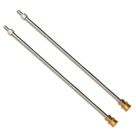 Vfb6mu Bfo 16 Inch Pressure Washer Spray Wand 4000psi Stainless Steel Extension Rod 2 Pack