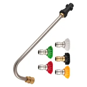 Wlmc3n Bfo Adjustable Length Pressure Washer Gutter Cleaning Wand 5 Nozzle Kit For K2-k7