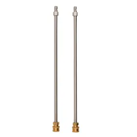 Xwfzk9 Bfo 16 Inch Pressure Washer Extension Rod For Cleaning Gun 4000psi Steel Kit 2pcs