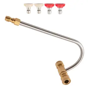 Zn15vt Bfo Heavy Duty Gutter Wash Wand 4000psi With Dual Direction Spray Nozzle Kit