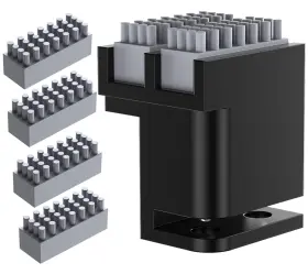 Usa6-19900000945 Bigtreetech Direct Biqu Panda Brush Px With 4 Extra Silicone Nozzle Wiper For Black