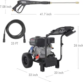 Tl-tha-0352 Bilt Hard Gas Powered High Pressure Washer 3500 Psi 2.5 Gpm 4-cycle 224cc Engine 25ft Hose #2