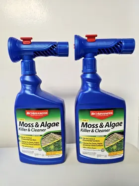 Bioadvanced 840216200777 2-pack Moss And Algae Killer Cleaner Ready-to-spray 32fl Oz New