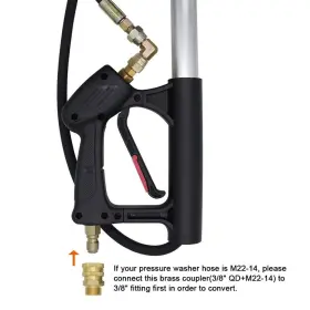 Biswing 745860317720 18 Ft Aluminum Commercial Grade Telescoping Pressure Washer Wand For #3