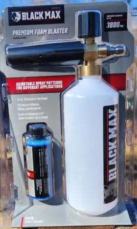 Bm31fb01 Black Max 34-ounce Premium Foam Blaster Adjustable Nozzle 1/4 Inch Factory Sealed