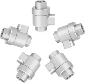 Blmn201806045377 Blhlltd Mxfans 5 X Silver Bqe-04 1/2 Inch Air Quick Exhaust Valve Pneumatic The-way Aluminum