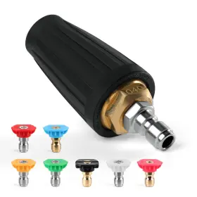 Blorvex 679070010105 Pressure Washer Turbo Nozzle Tips 360 With 7 P