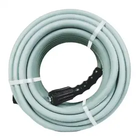 Blu Shield 313040430493 1/4 Inch X 50 Ft. 3000 Psi Rubber Pressure Washer Hose Non-marking With M22 Fitt