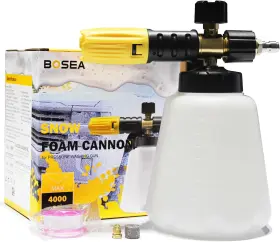 Bofc01 Bosea Foam Cannon For Pressure Washer - 4000psi Adjustable Car Soap Dispenser Fo