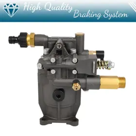 Bmp180195ti Brakemotorparts Brand New 3/4 Inch Shaft Horizontal Pressure Washer Pump Water 3000 Psi 2.5 Gpm #2